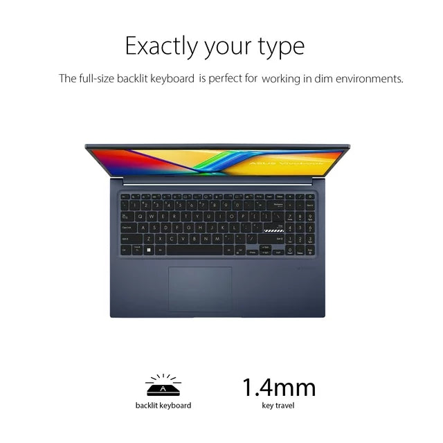 ASUS Vivobook 15 laptop, 15.6” Touch, Intel Core i7-1255U, 16GB RAM, 512GB SSD, backlit keyboard - DealJustDeal