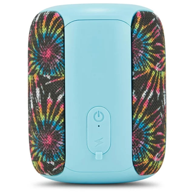 Justice Wireless Speaker- BLACK TIE DYE PRINT - DealJustDeal