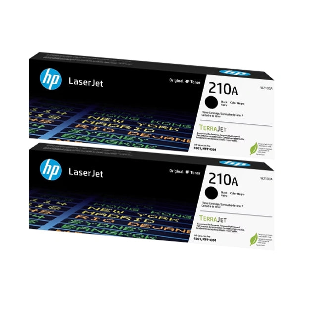 HP 210A Black Standard Yield Toner Cartridge, Pack Of 2 - DealJustDeal