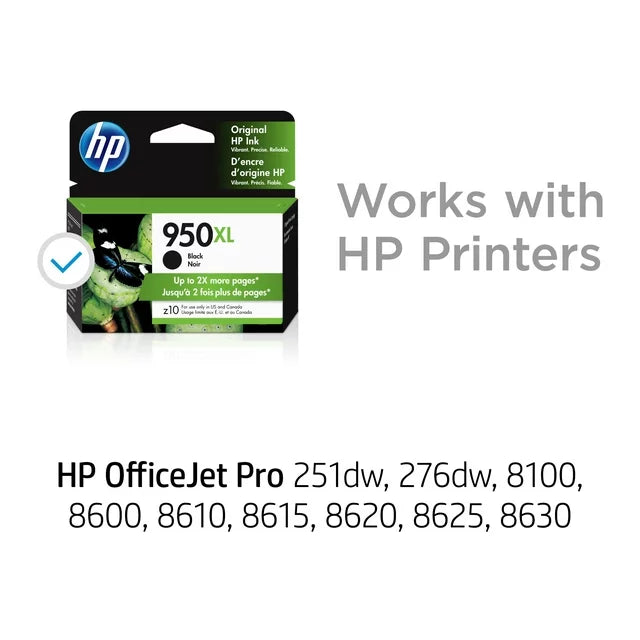 HP 950XL Ink Cartridge, Black (CN045AN) - DealJustDeal