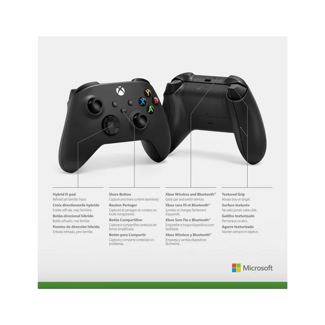 Microsoft Xbox Wireless Controller - Carbon Black - DealJustDeal