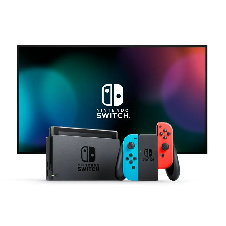 Nintendo Switch w/ Neon Blue & Neon Red Joy-Con - DealJustDeal