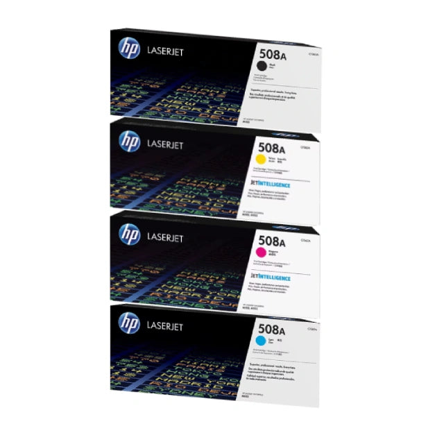 HP 508A Black/Cyan/Magenta/Yellow Standard Yield Toner Cartridge, Pack Of 4 - DealJustDeal