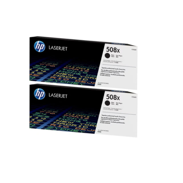 HP 508X Black High Yield Toner Cartridge (CF360X), Pack Of 2 - DealJustDeal