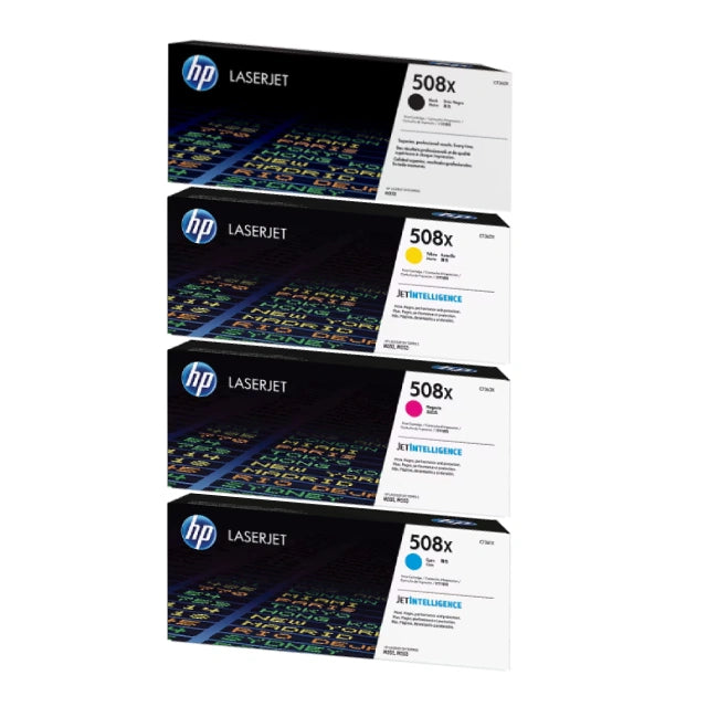 HP 508X Black/Cyan/Magenta/Yellow High Yield Toner Cartridge, Pack Of 4 - DealJustDeal