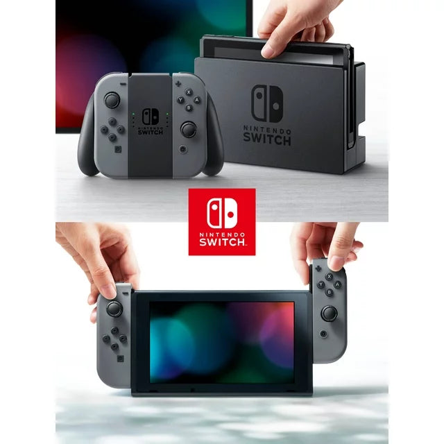 Nintendo Switch Console with Gray Joy-Con - DealJustDeal