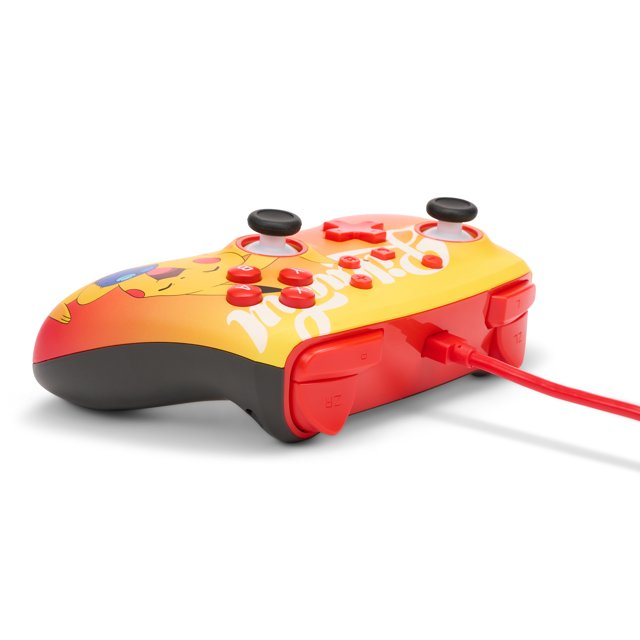 PowerA Enhanced Wired Controller for Nintendo Switch - Oran Berry Pikachu - DealJustDeal