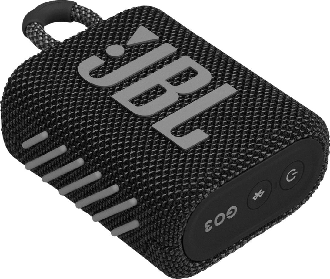 JBL - GO3 Portable Waterproof Wireless Speaker - Black - DealJustDeal