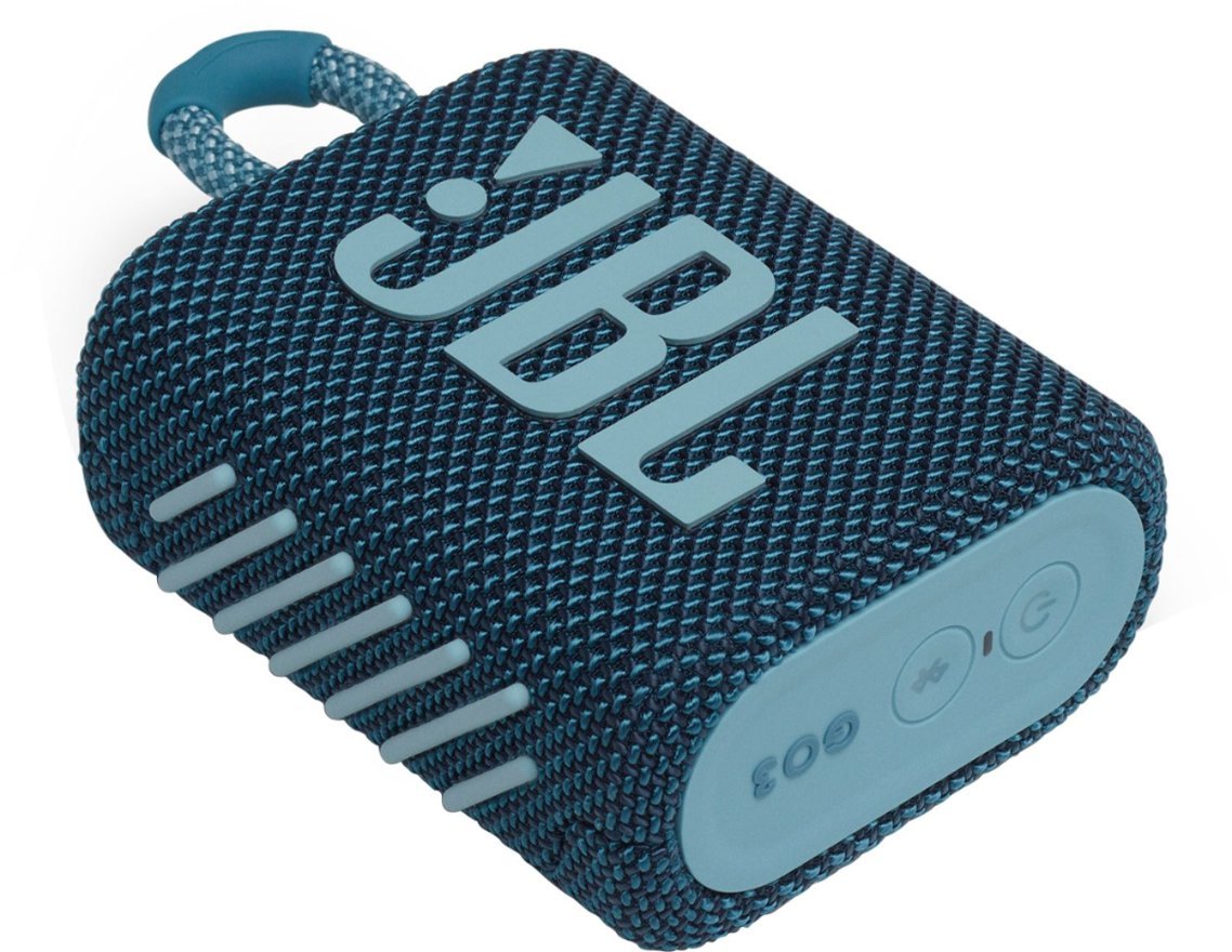 JBL - GO3 Portable Waterproof Wireless Speaker - Blue - DealJustDeal