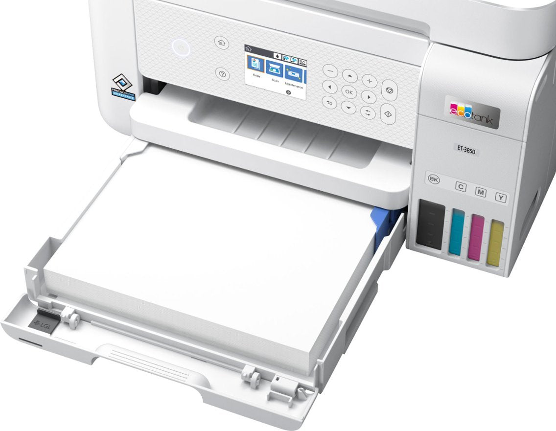 Epson EcoTank ET-3850 Wireless Color All-In-One Inkjet Printer (C11CJ61201) - DealJustDeal