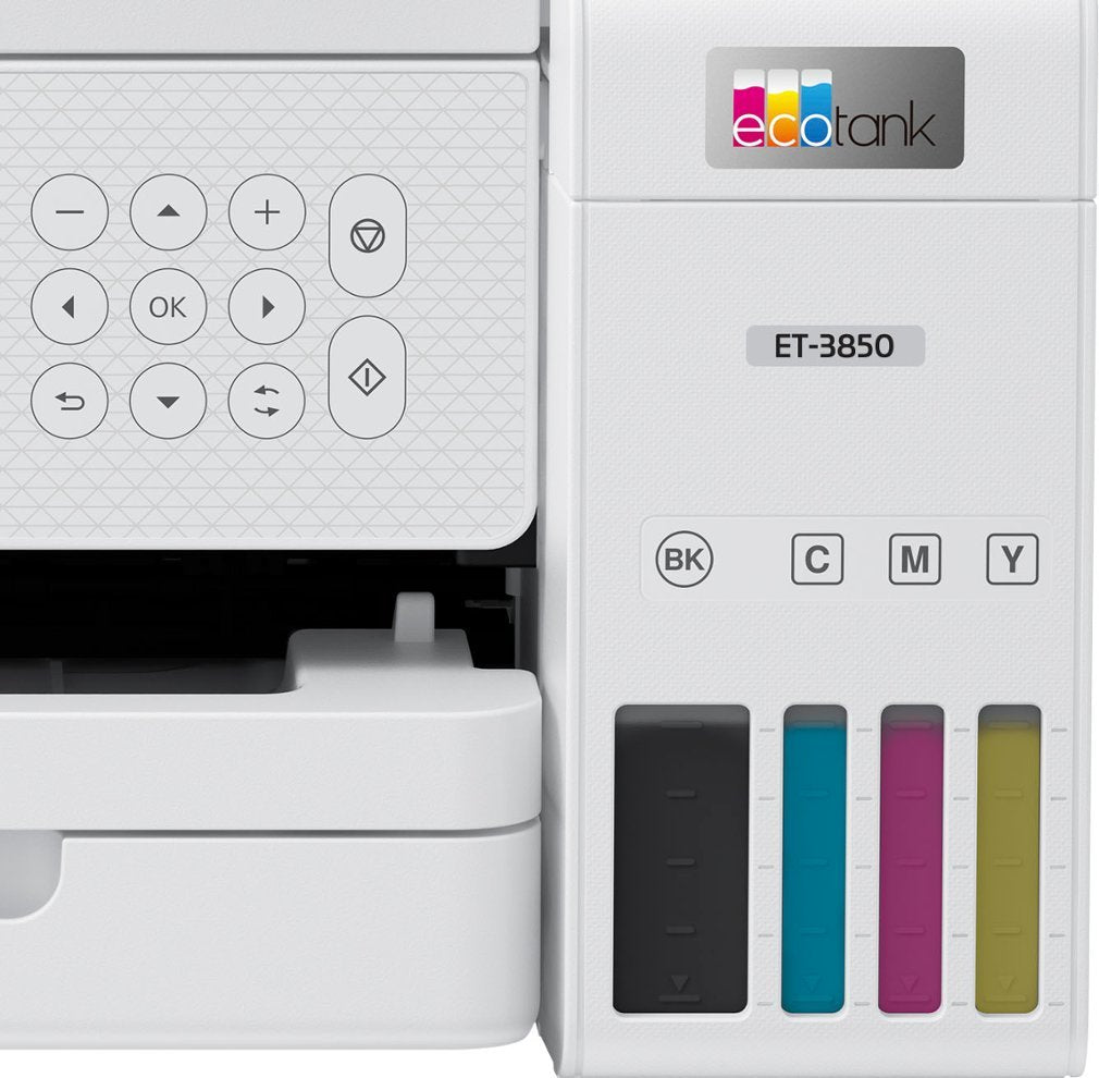 Epson EcoTank ET-3850 Wireless Color All-In-One Inkjet Printer (C11CJ61201) - DealJustDeal