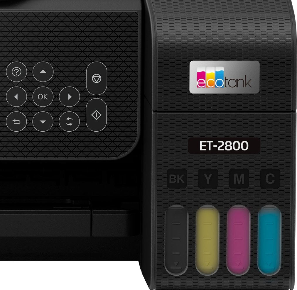 Epson EcoTank ET-2800 Wireless Color All-in-One Inkjet Printer, Black - DealJustDeal