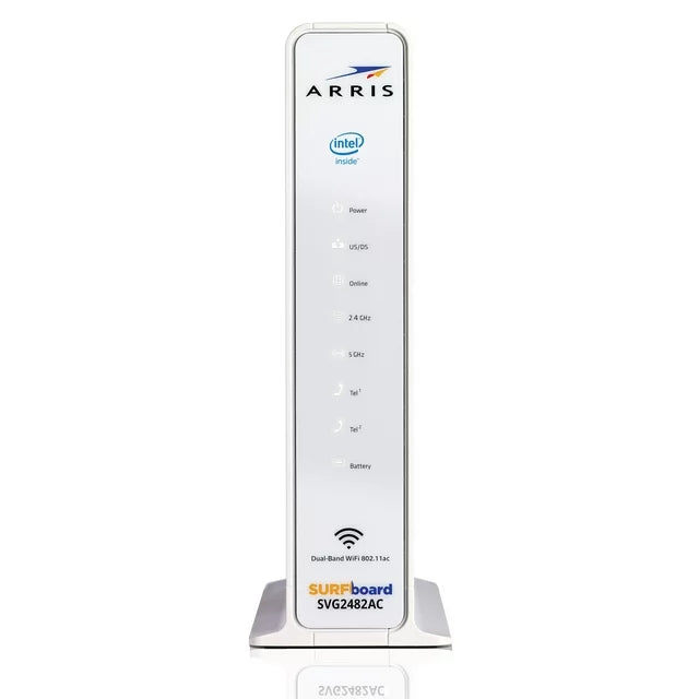 ARRIS Surfboard (24x8) DOCSIS 3.0 Cable Modem/AC1750 Dual-Band Router/Xfinity Voice.(SVG2482AC) - DealJustDeal