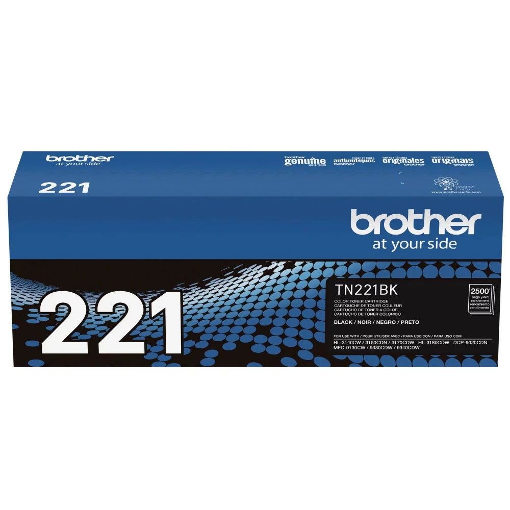 Brother Genuine TN221BK Printer Toner Cartridge, Black - DealJustDeal