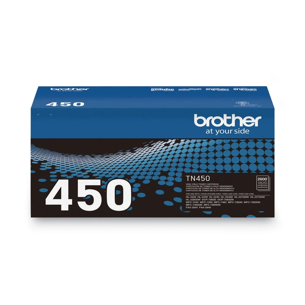 Brother Genuine TN450 High-Yield Black Printer Toner Cartridge - DealJustDeal