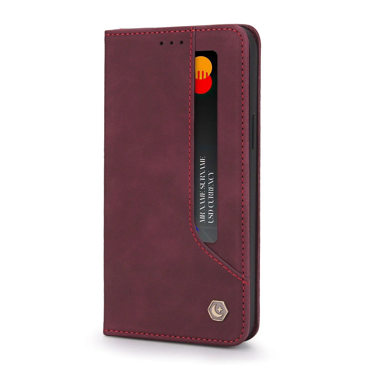 Wallet Card Holder Magnetic Leather Galaxy A53 Case - DealJustDeal