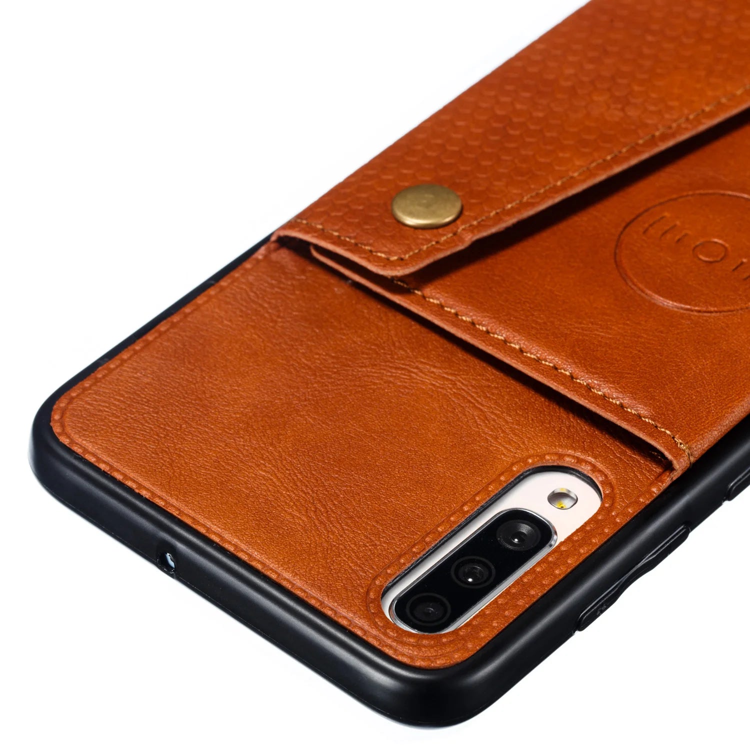 Card Holder Magnetic Leather Galaxy A and M Case - DealJustDeal