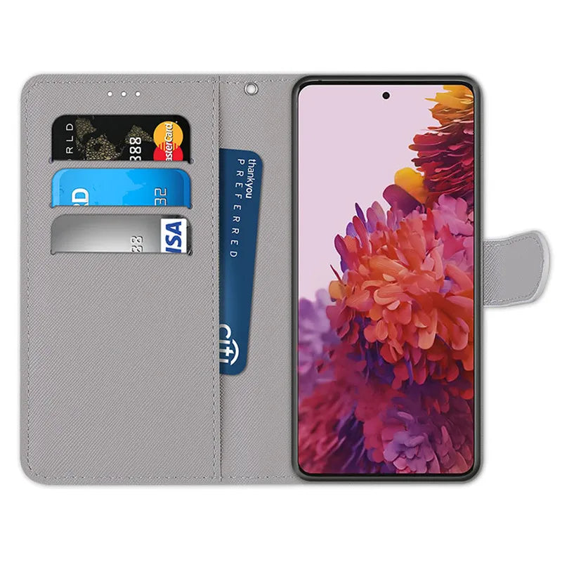 Flip Wallet Painted Leather Magnetic Galaxy Case - DealJustDeal