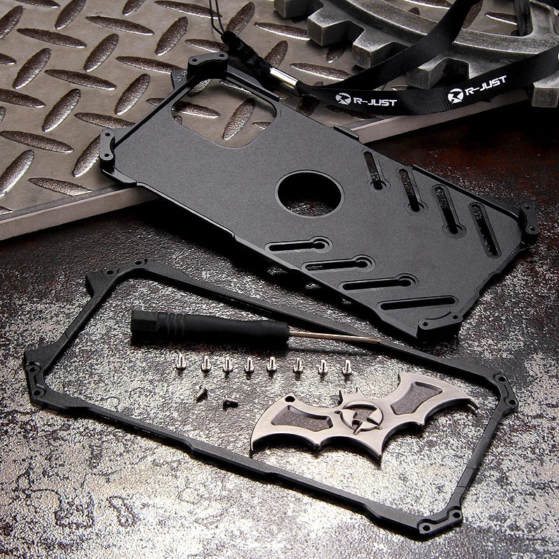 Anti-Drop Aerospace Metal Armor Back iPhone Case - DealJustDeal