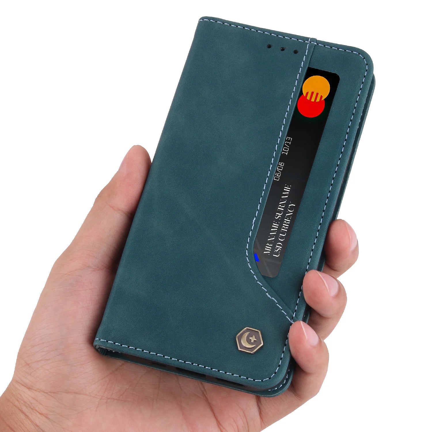 Magnetic Wallet Leather Flip Galaxy S Case - DealJustDeal