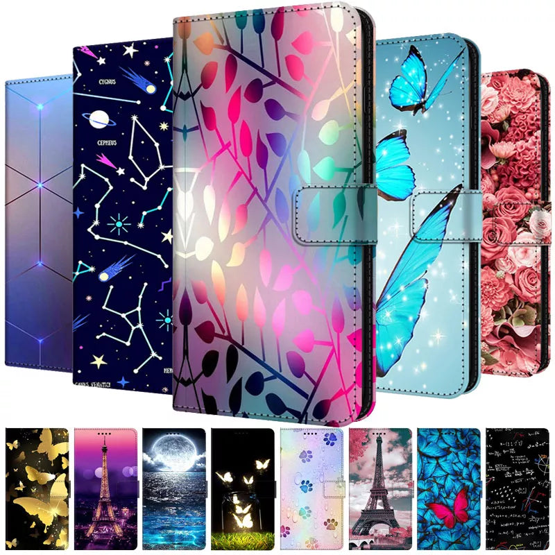 Stand Book Cover Wallet Flip Leather galaxy S Case - DealJustDeal