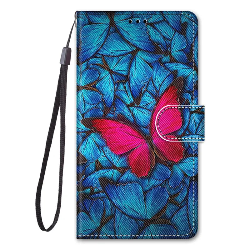 Flip Wallet Painted Leather Magnetic Galaxy A Case - DealJustDeal