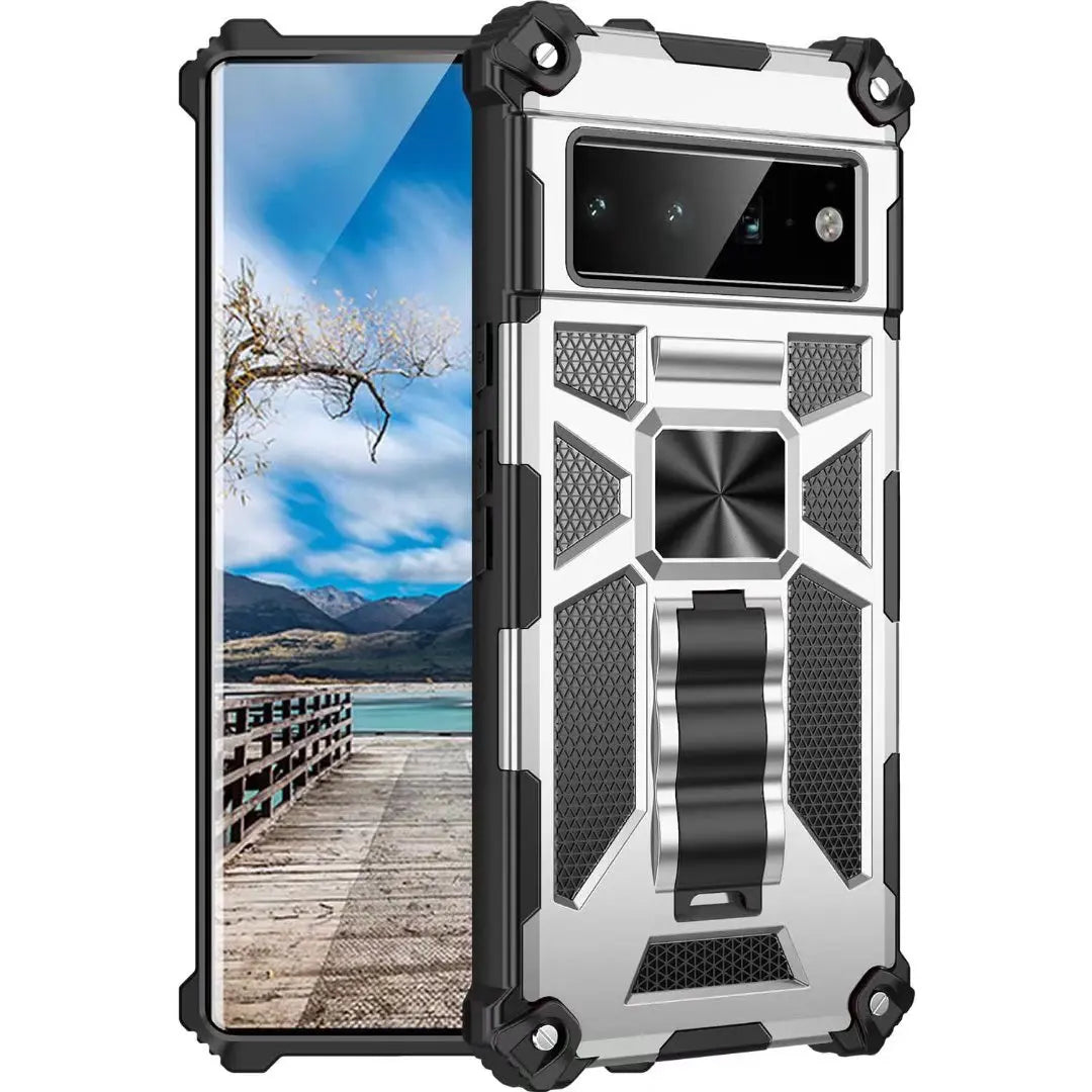 Camouflage Magnet Armor Rugged Silicon Google Case - DealJustDeal