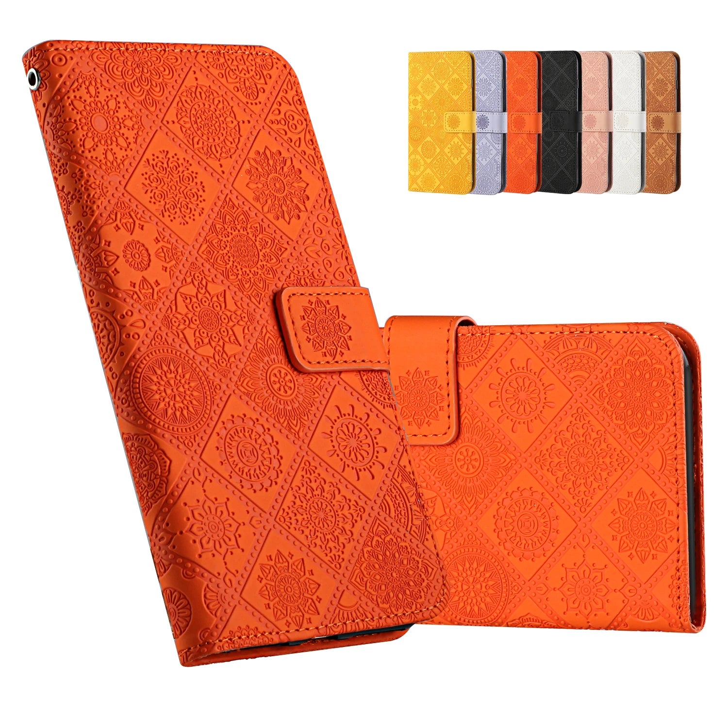 National Pattern Flip Wallet Leather iPhone Case - DealJustDeal