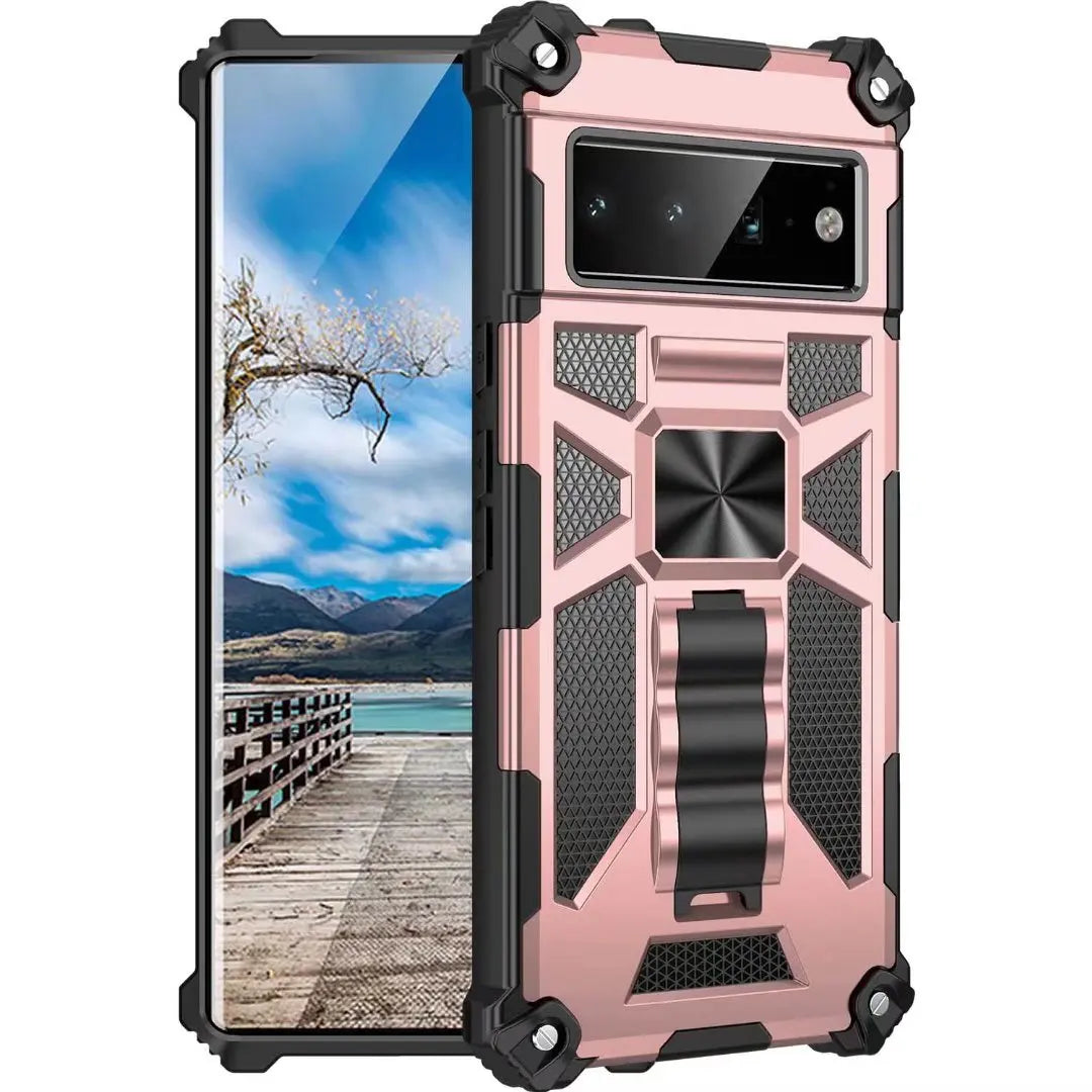 Camouflage Magnet Armor Rugged Silicon Google Case - DealJustDeal