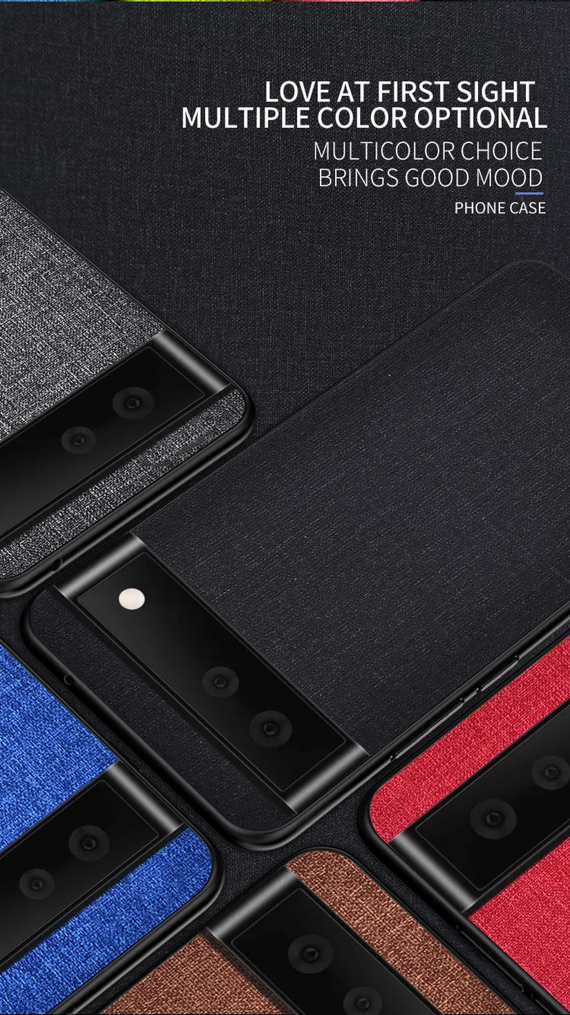 Soft TPU Cloth Hybrid Hard google Case - DealJustDeal