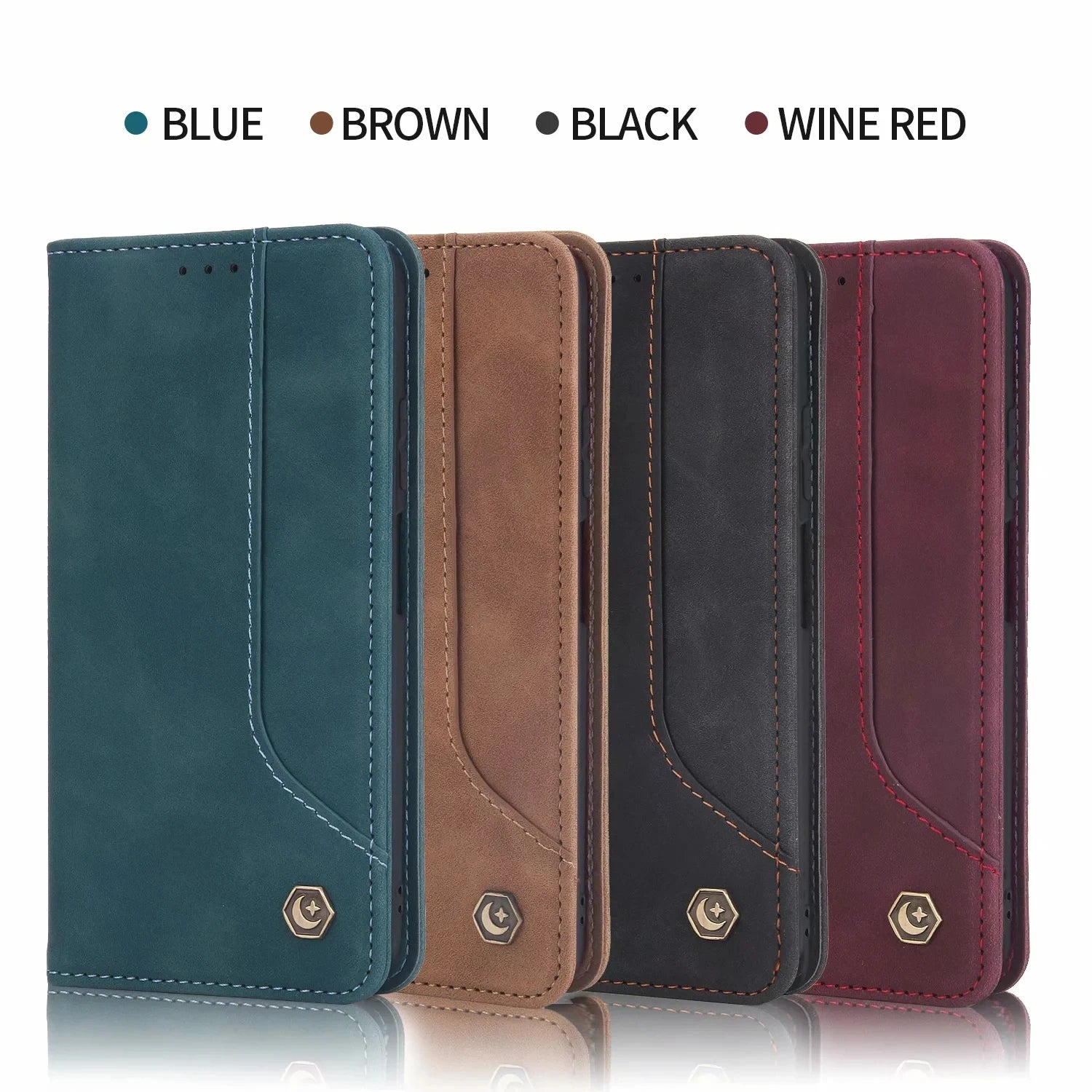 Flip Wallet Leather Galaxy A and M Case - DealJustDeal