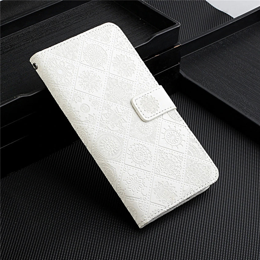 National Pattern Flip Wallet Leather iPhone Case - DealJustDeal