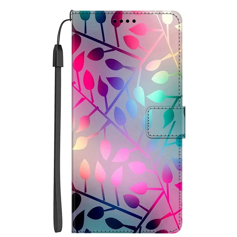 Stand Book Cover Wallet Flip Leather galaxy S Case - DealJustDeal