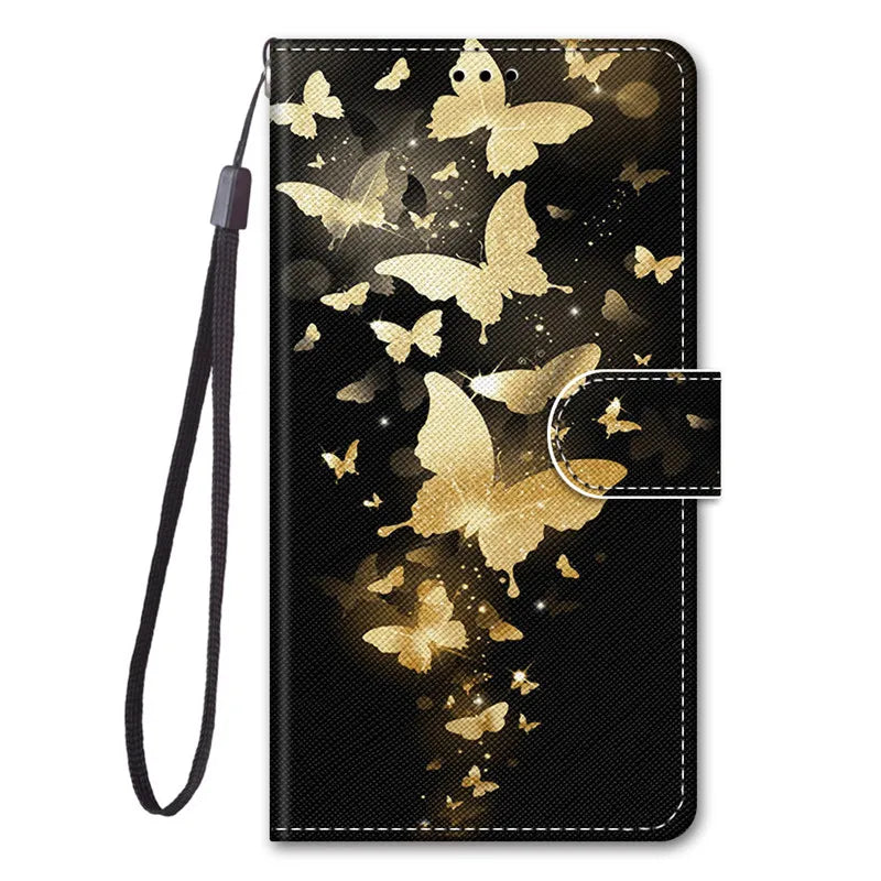 Flip Wallet Painted Leather Magnetic Galaxy A Case - DealJustDeal