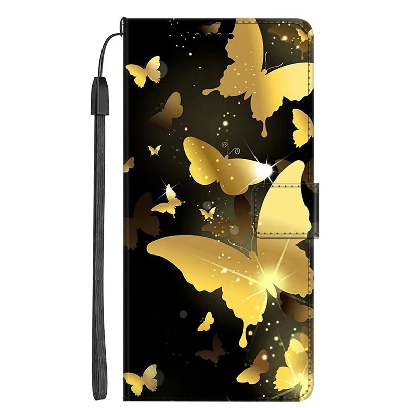 Stand Book Cover Wallet Flip Leather galaxy S Case - DealJustDeal