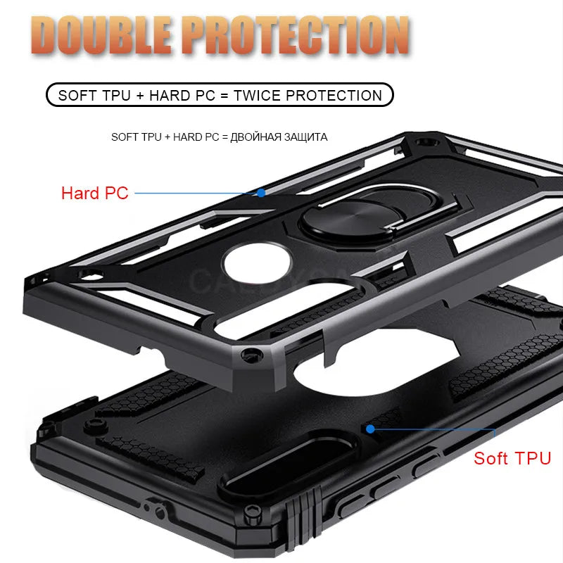 Armor Shockproof Magnet Metal Silicone Bumper iPhone Case - DealJustDeal