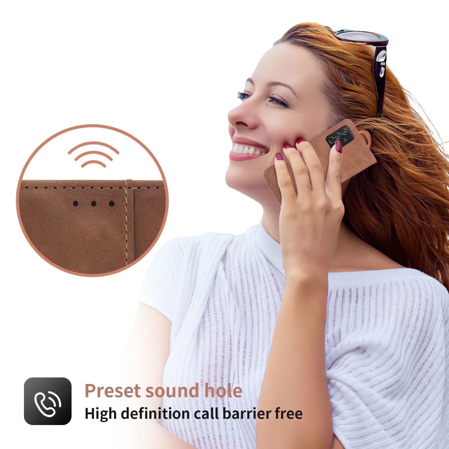 Magnetic Flip Card Holder Wallet Leather Galaxy A33 Case - DealJustDeal