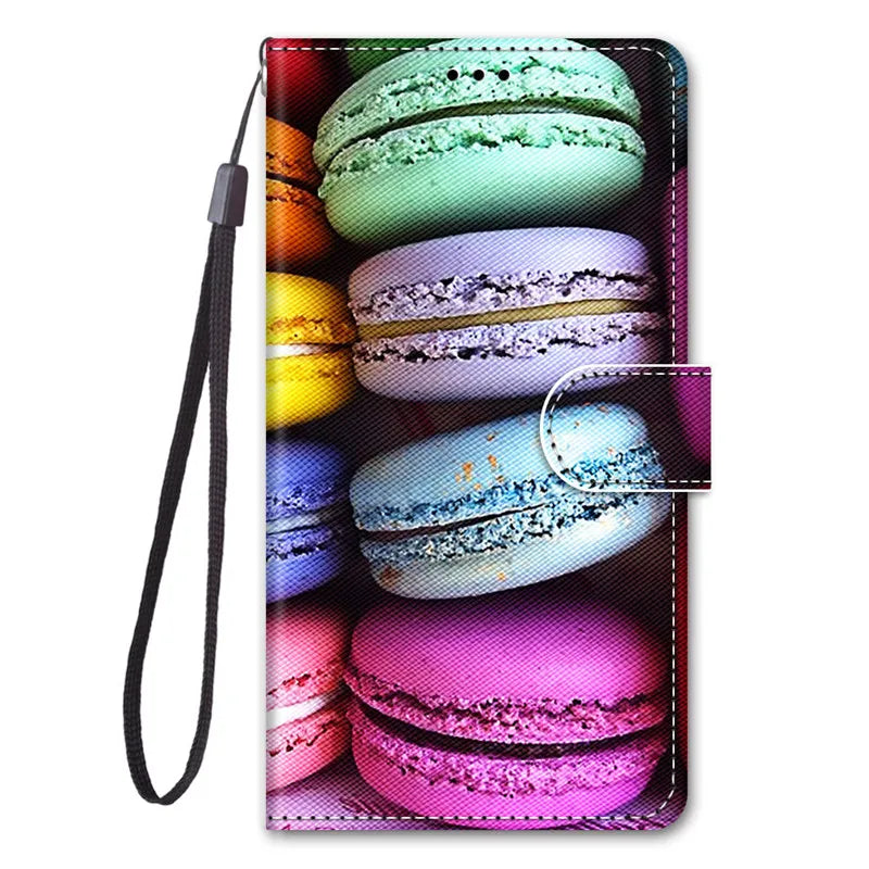 Flip Wallet Painted Leather Magnetic Galaxy A Case - DealJustDeal