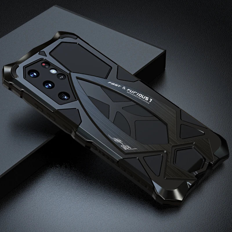 Aluminum Bumper Anti-Knock Armor Metal Galaxy Case - DealJustDeal