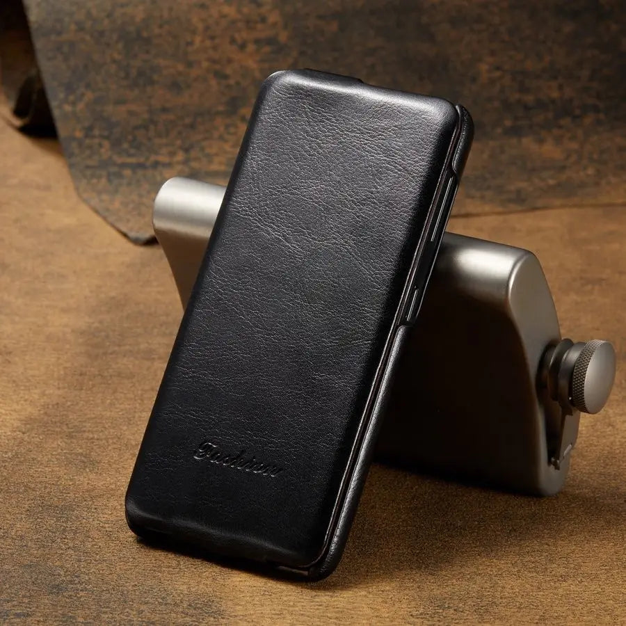 Genuine Leather Vertical Flip Galaxy S Case - DealJustDeal