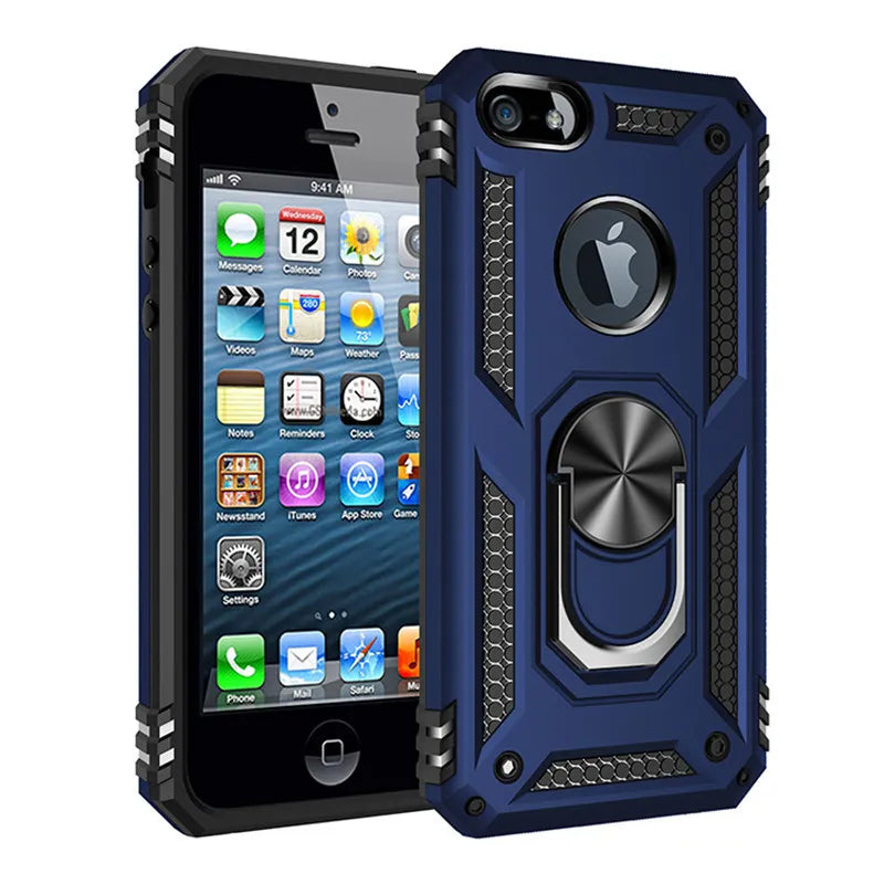 Magnet Ring Silicone iPhone Case - DealJustDeal