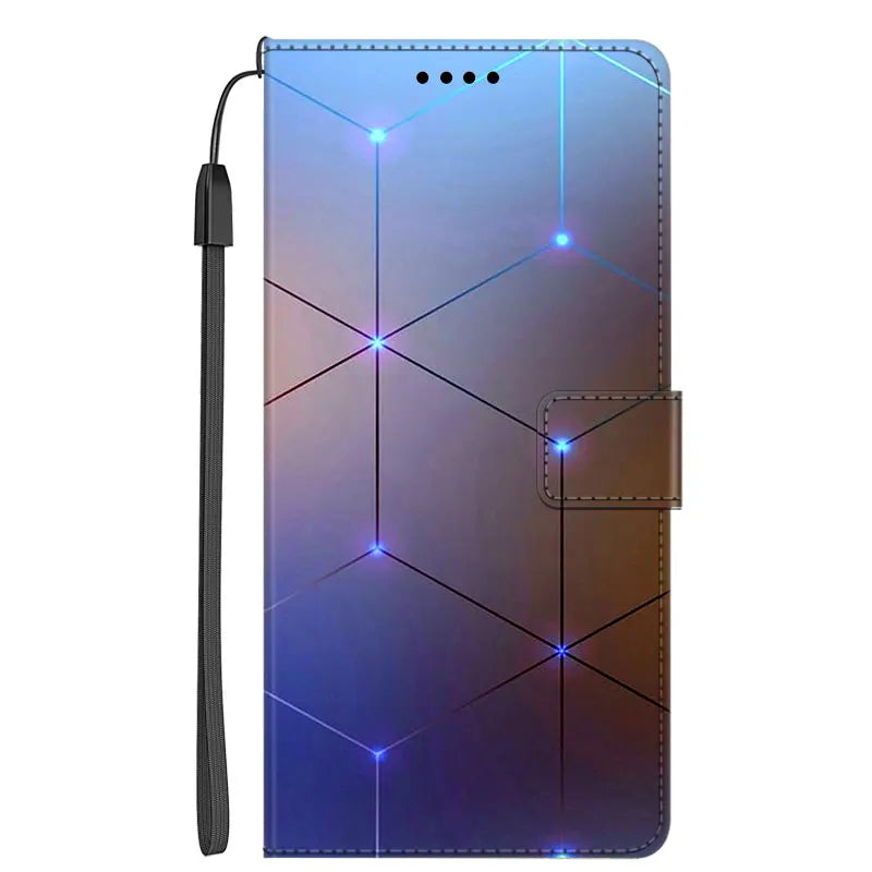 Stand Book Cover Wallet Flip Leather galaxy S Case - DealJustDeal