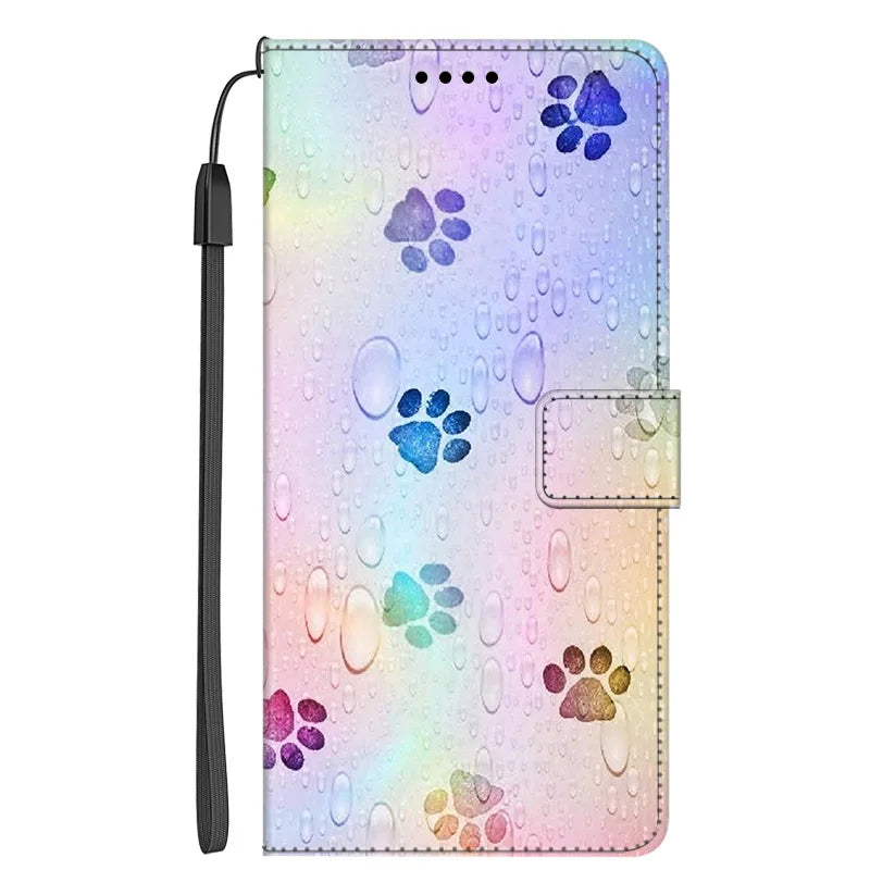 Stand Book Cover Wallet Flip Leather galaxy S Case - DealJustDeal