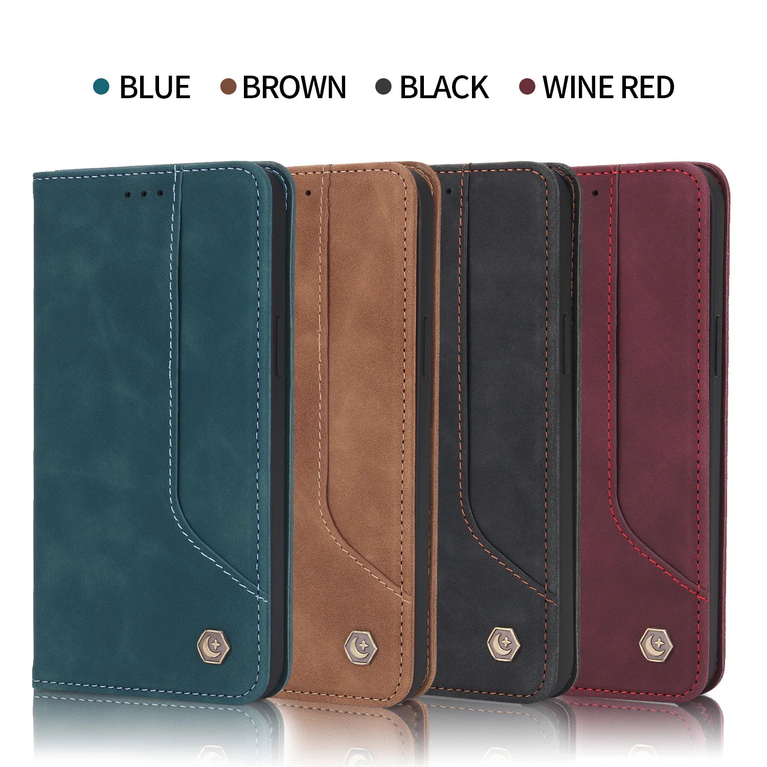 Wallet Card Holder Magnetic Leather Galaxy A53 Case - DealJustDeal