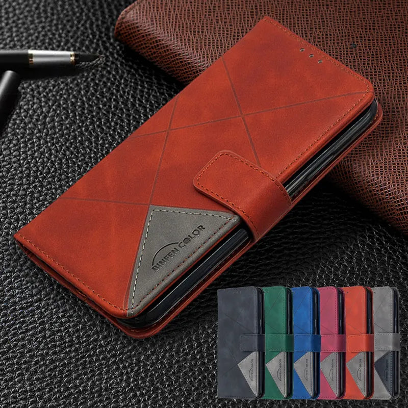 Magnetic Wallet Flip Leather iPhone Case - DealJustDeal