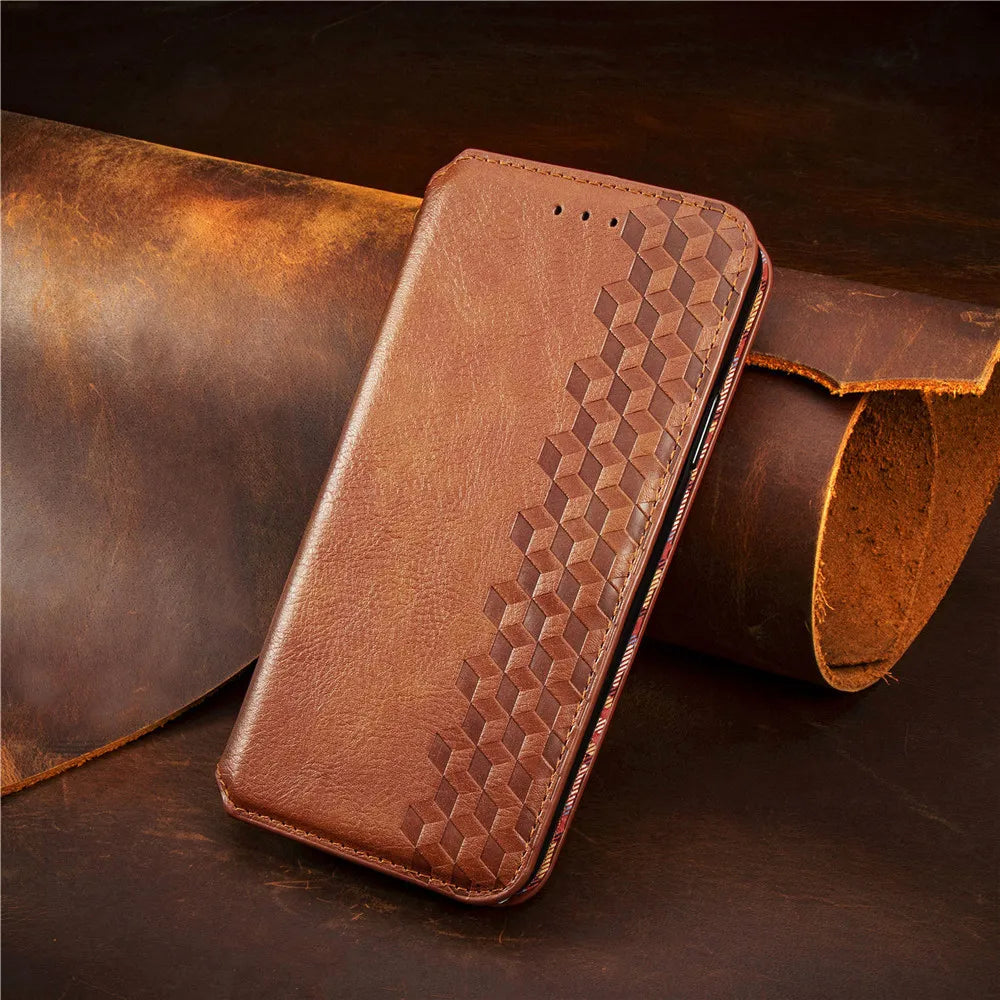 Wallet Card Stand Leather Flip Galaxy A, M, Note and S Case - DealJustDeal