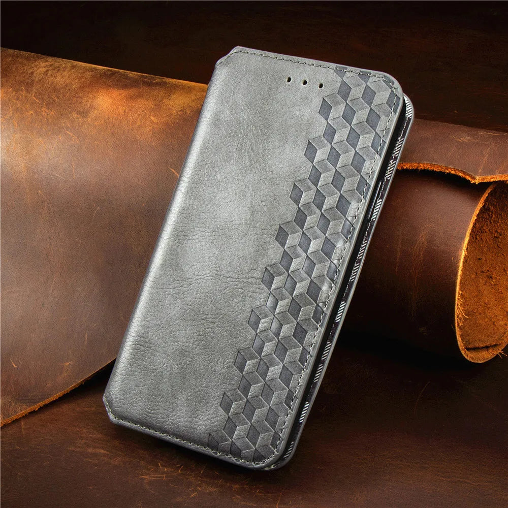 Wallet Card Stand Leather Flip Galaxy A, M, Note and S Case - DealJustDeal