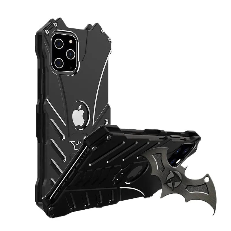 Anti-Drop Aerospace Metal Armor Back iPhone Case - DealJustDeal