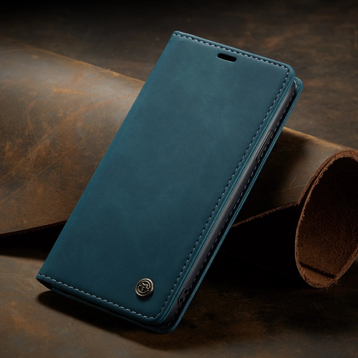 Leather Magnetic Flip Wallet Google Case - DealJustDeal