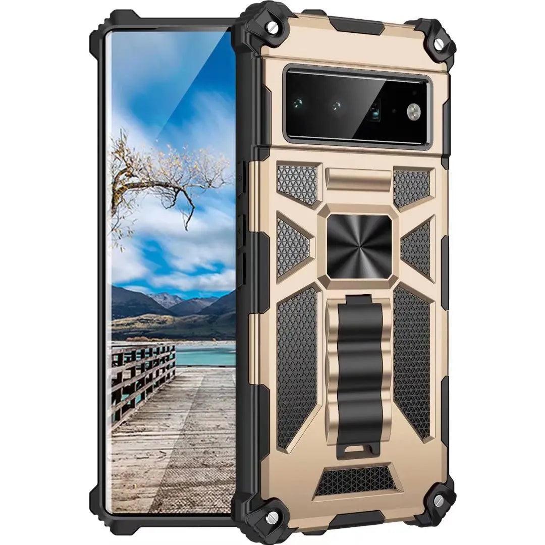 Camouflage Magnet Armor Rugged Silicon Google Case - DealJustDeal